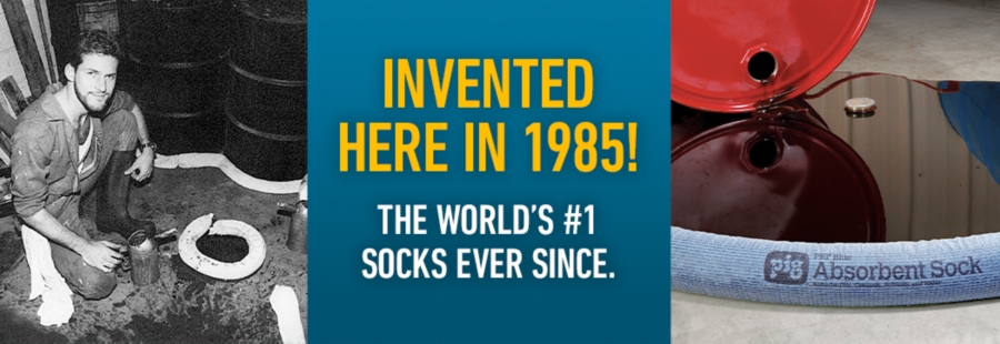 Absorbent Socks to Contain Spills - New Pig