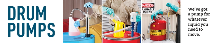 Electric & Manual Drum Pumps for 55 Gallon Drums - New Pig