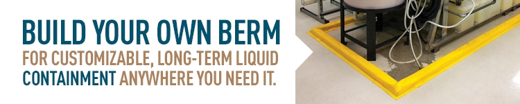 Build your own berm for customizable, long-term liquid containment anywhere you need it.