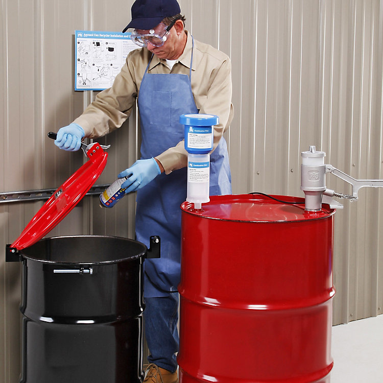Customer Questions: Can I Have an Aerosol Can Recycler Outside?