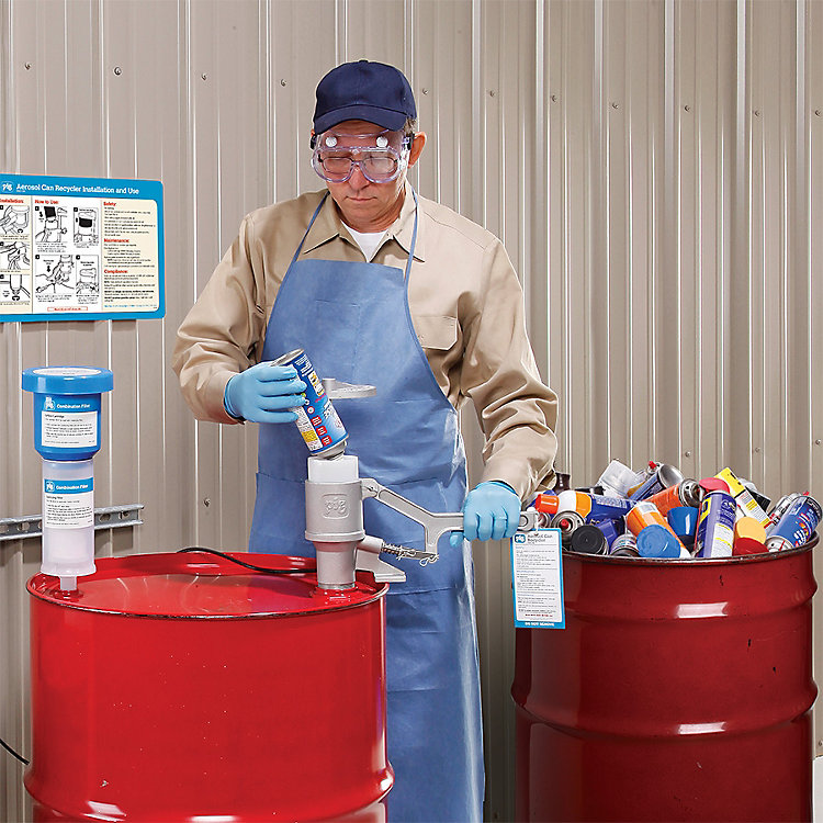 Customer Questions: Disposing of Aerosol Puncturing Unit Filters