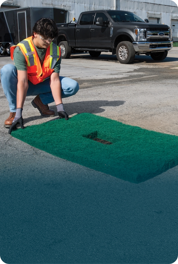 Coir Storm Drain Filter for Sediment and Floatables - FLT957 - New Pig