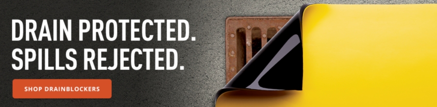 Drain Protected. Spills Rejected.