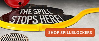The Spill Stops Here Shop Spill Barrier Dikes