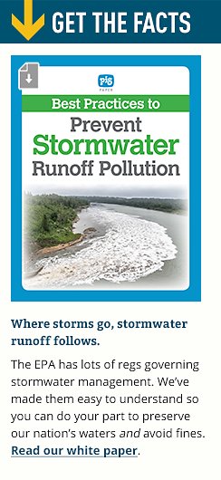 Where storms go, stromwater runoff follows