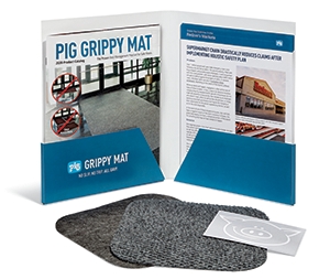 New Pig Grippy Floor Mat Black 100ftx36in Roll GRP36200-BK