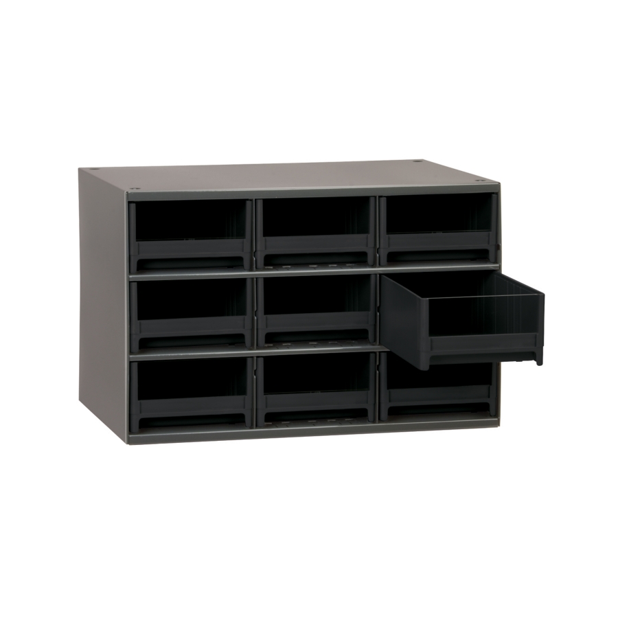 Akro-Mils 1-Sided Bin Rail Floor Rack with 0 Bins, 53H x 36