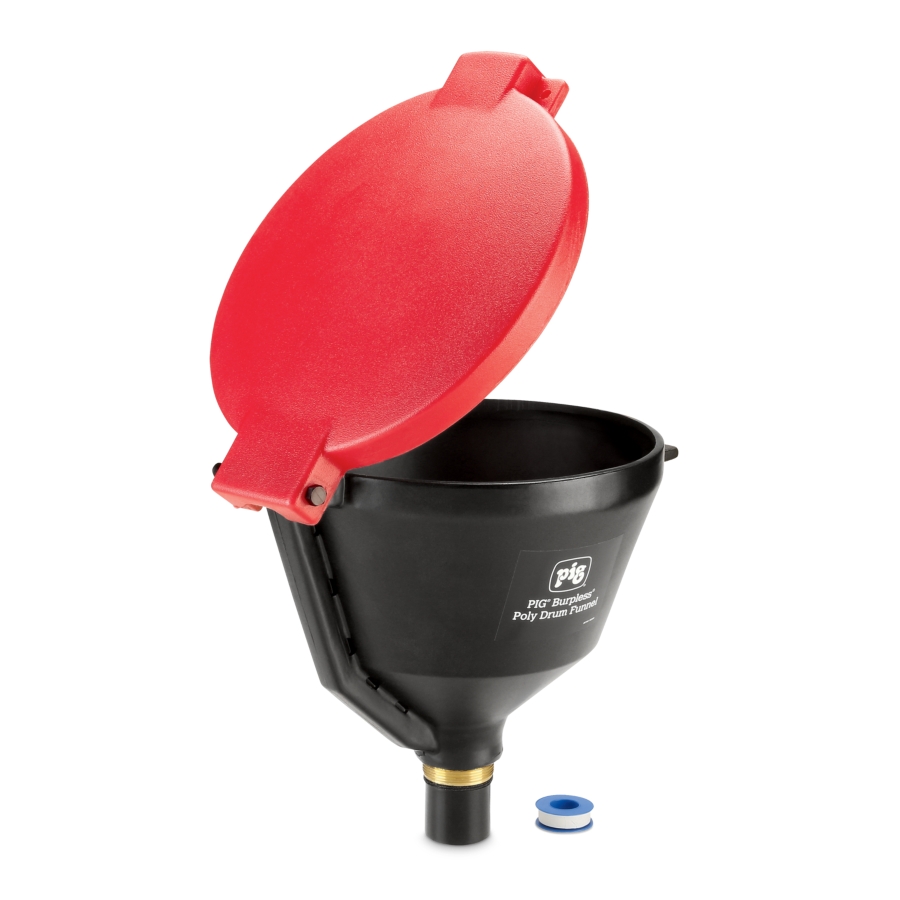 PIG® Burpless® Poly Drum Funnel