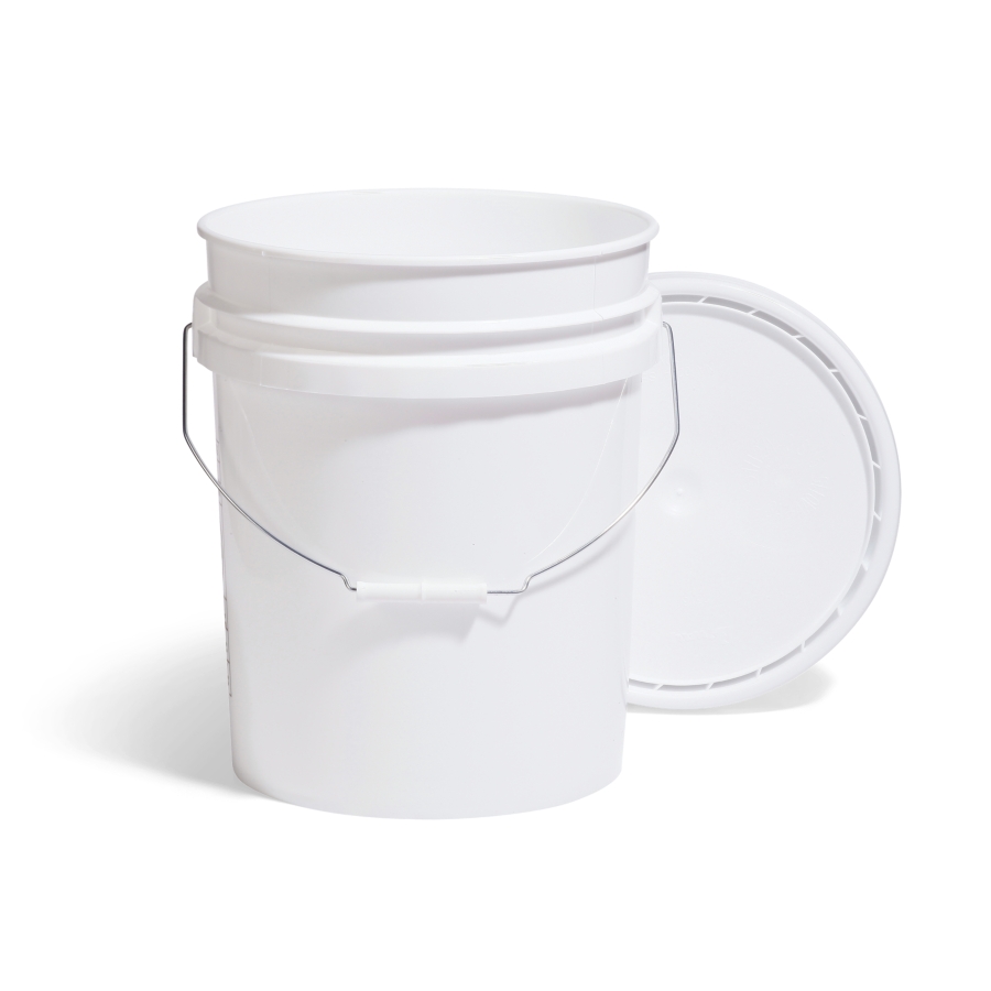 5-Gallon Poly Pail: UN Rated with Open Head - New Pig