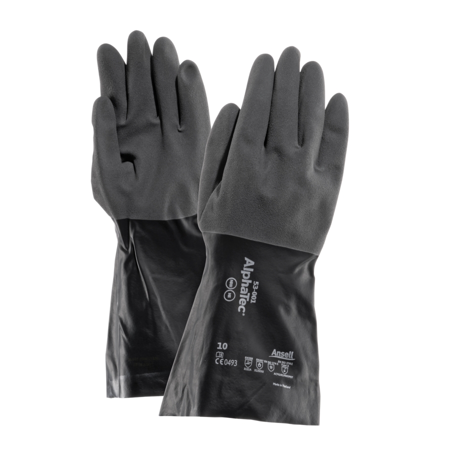 Chemical-Protection Gloves for Acids and Oils: Ansell - GLV760