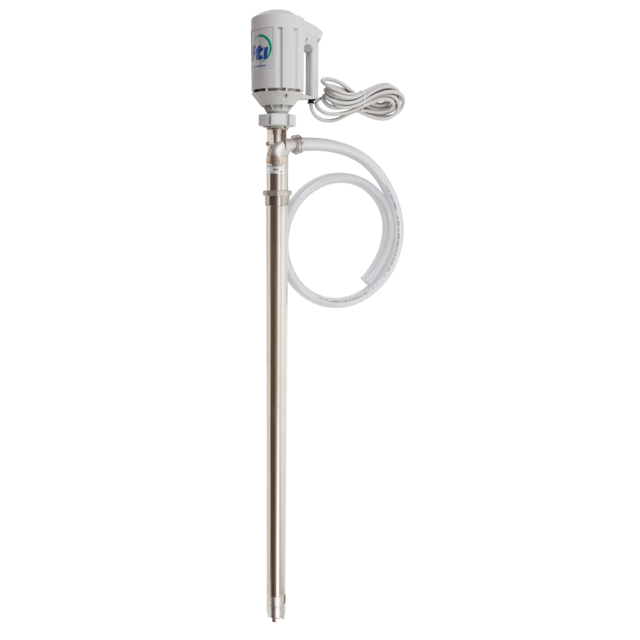 FTI Electric IBC Pump with Steel Tube for Corrosives – New Pig