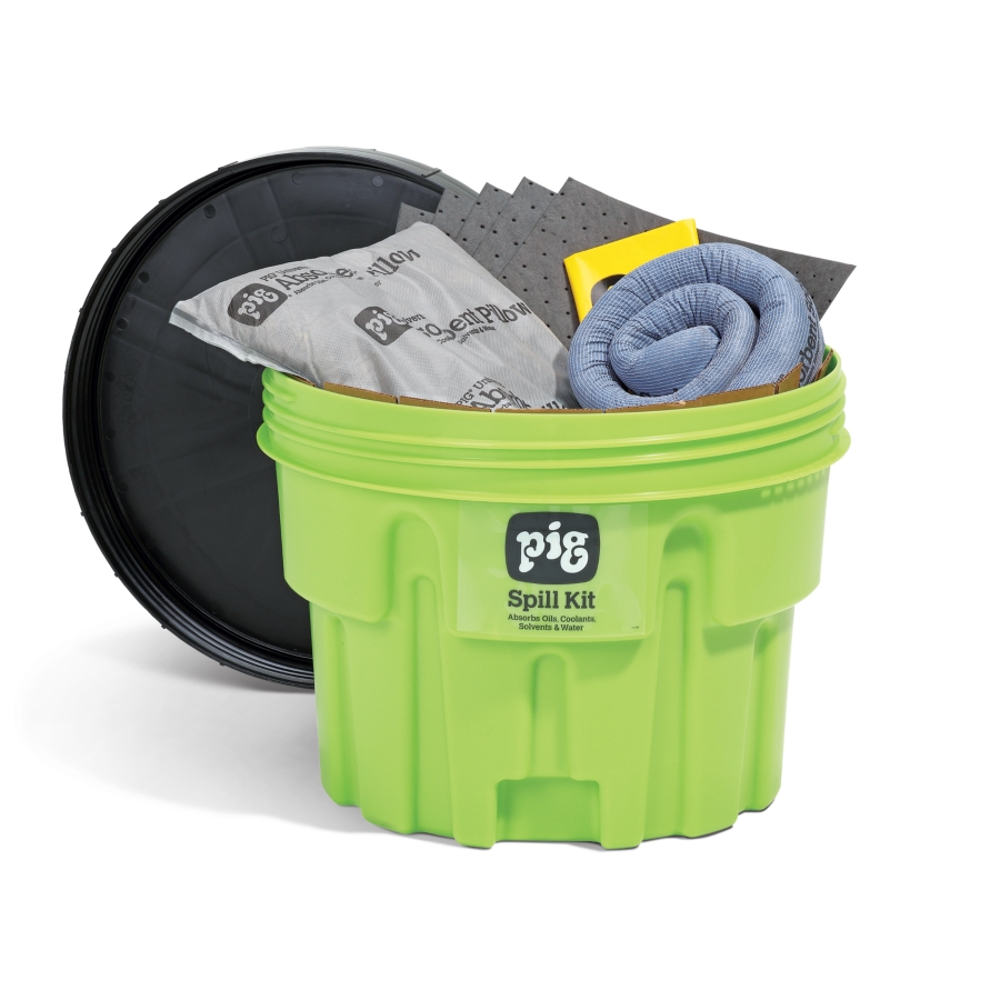 PIG® Spill Kit in 20-Gallon High-Visibility Container