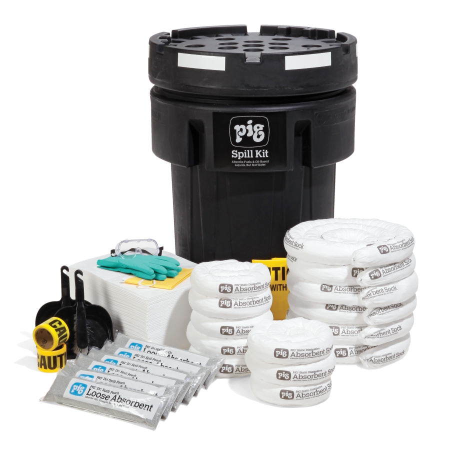 Spill Kit Station in 95-Gallon Overpack Salvage Drum - KIT4002