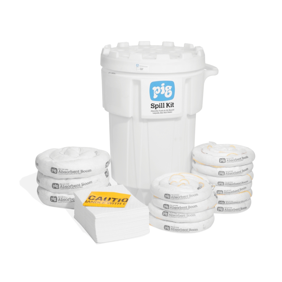 火薬樽　Powder Keg 4枚セット UN Rated: PIG Oil-Only Spill Kit Wheeled Overpack Drum - KIT441