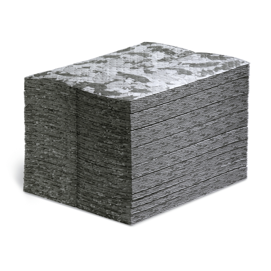 New Pig Gray Universal Absorbent Mats:Facility Safety and Maintenance:Spill