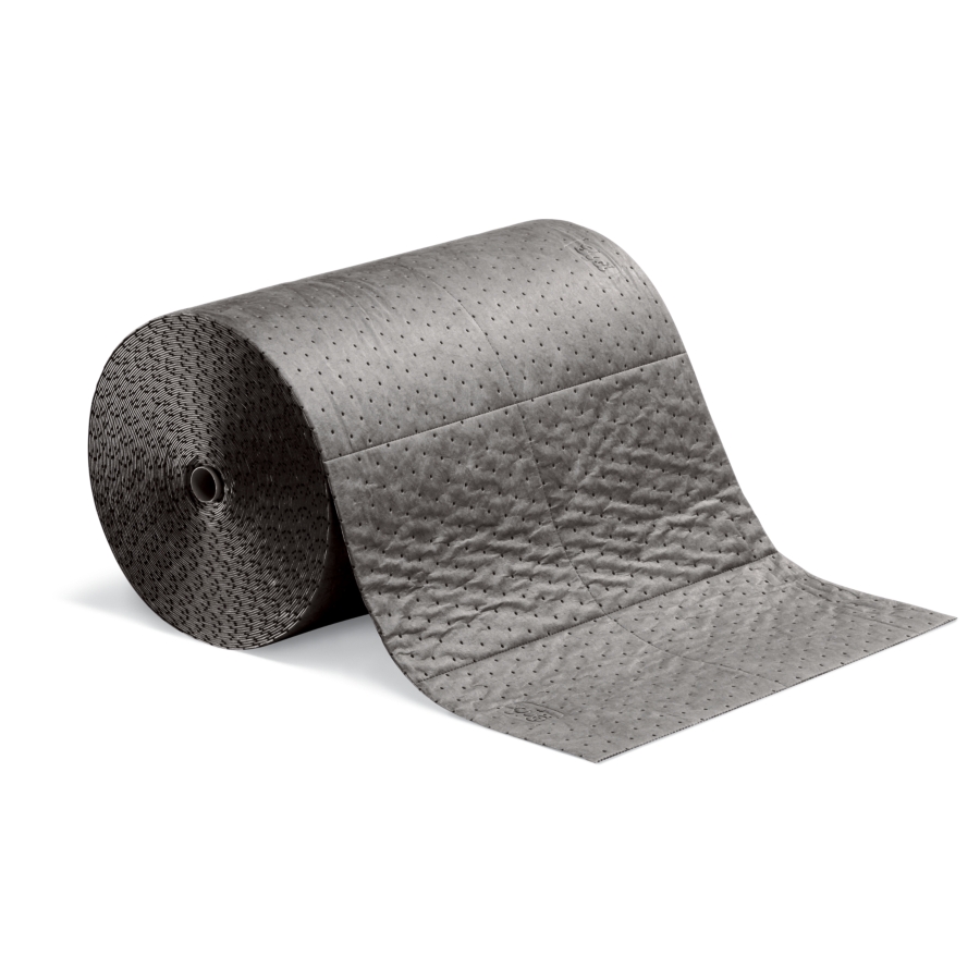 Heavy Duty Oil Absorbent Pads,Oil Maintenance Roll,Gray, 150' L x