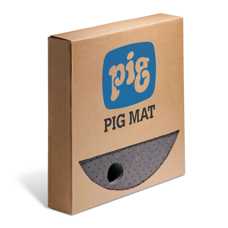 New Pig Pack of 5 Hurricane Wringable and Reusable Water Absorbing Mats -  15-in x 19-in - Absorbs Up to 30 oz - Spill Absorbent Pad in the Spill  Absorbents department at