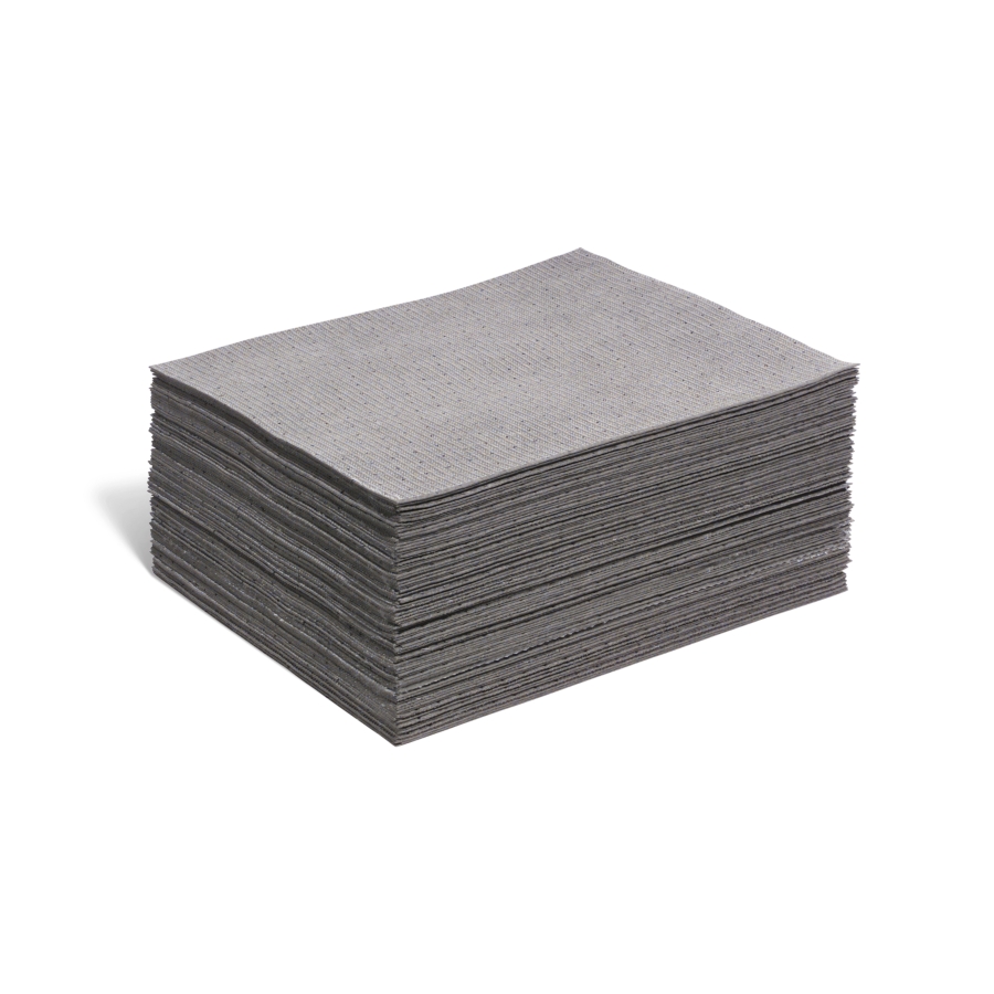 New Pig Gray Universal Absorbent Mats:Facility Safety and Maintenance:Spill