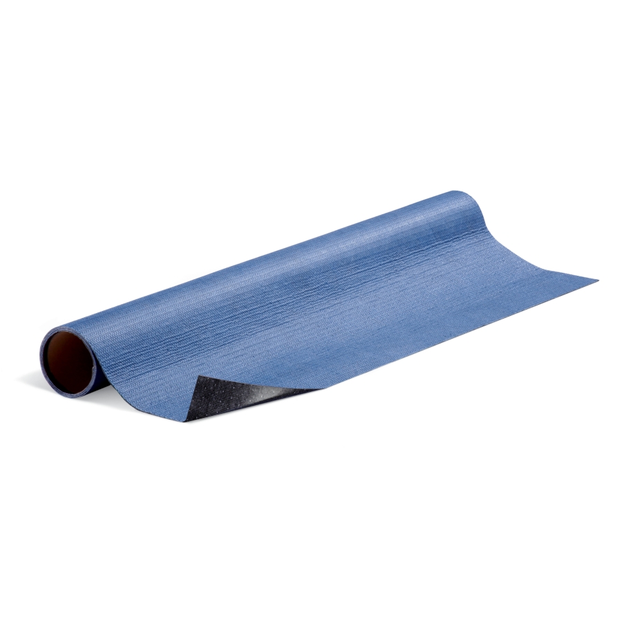 Pig Grippy Absorbent Mat - 32x100' Roll, Blue