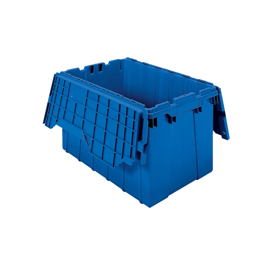 Industrial Storage Tote with Interlock Lid: Akro-Mils - MTL1718