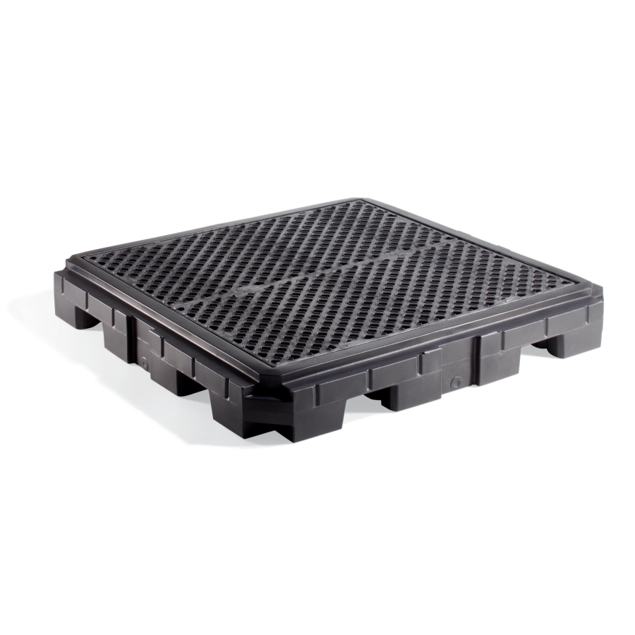 Vicfam Plastics: Spill-Guard Containment Pallet (4 Drum)