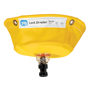 3.33 GPM Flow Rate TLS190 Yellow Target Leaks in Tight Spaces 11.5 Dia x 9 L New Pig Low-Profile Pipe Leak Diverter 
