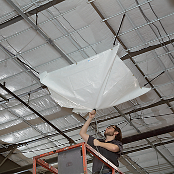 Roof Ceiling Leak Diverter 10' x 20' Light Duty Industrial Drain Tarp 