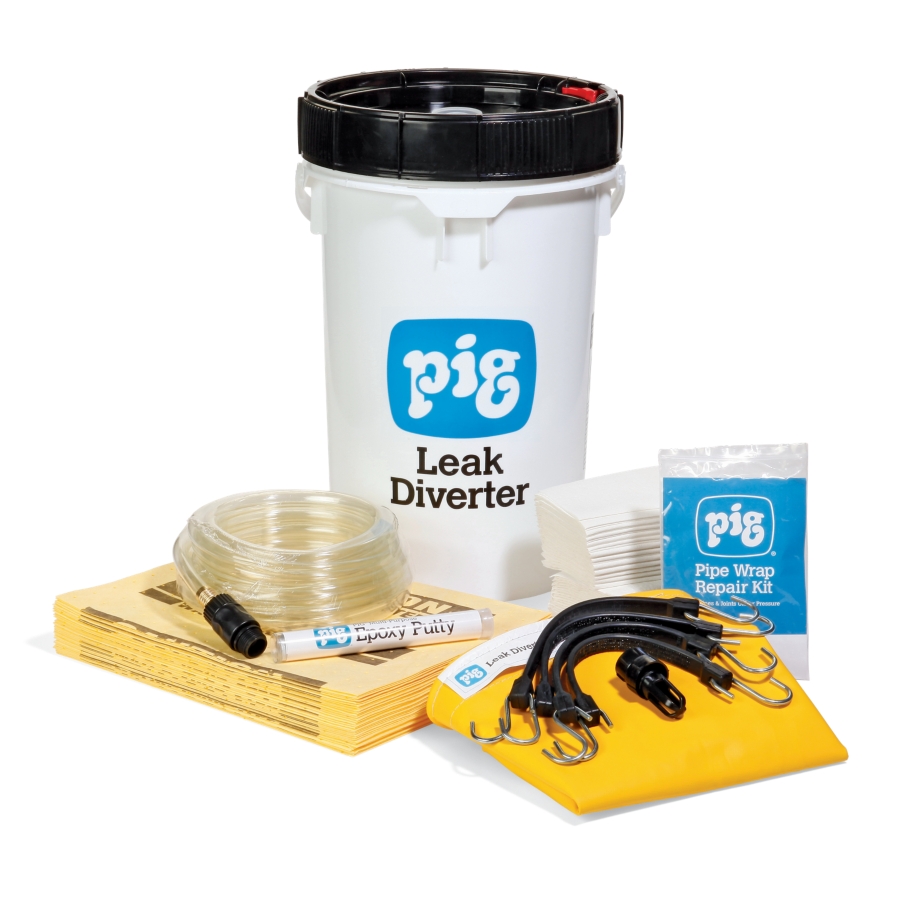 PIG Leak Diverters for Roofs, Ceilings & Attics - New Pig