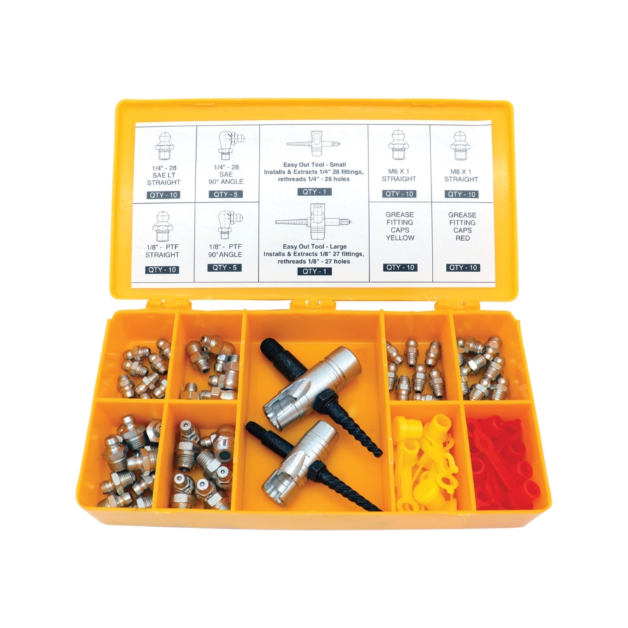Grease Fitting Replacement Kit: LockNLube - New Pig