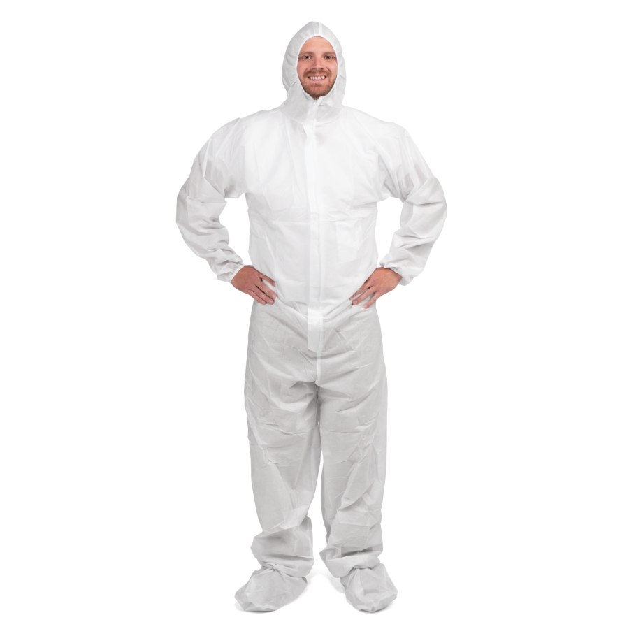 Cleanroom Coverall with 4-Layer Fabric: Lakeland - WPL3015 - New Pig