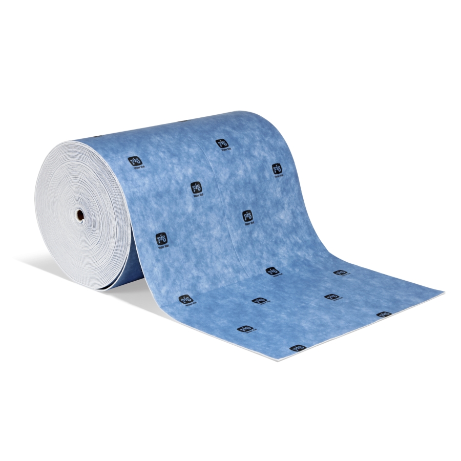 Water Only Absorbent Mat Roll Soaks Up Wet Messes – New Pig