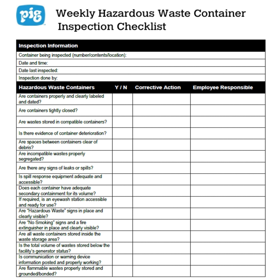 How Often to Inspect Hazardous Waste Containers - Expert Advice