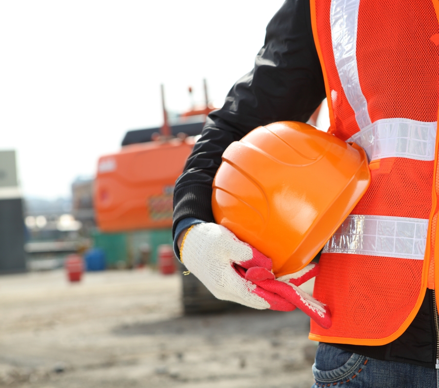 Hard Hat PPE Station - 3 Hooks