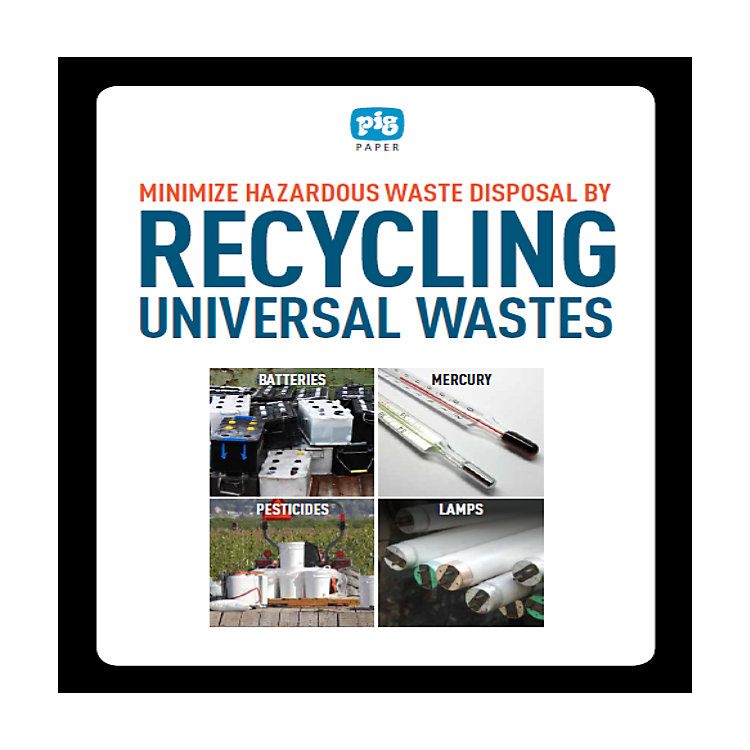 How to Minimize Hazwaste Disposal by Recycling Universal Wastes